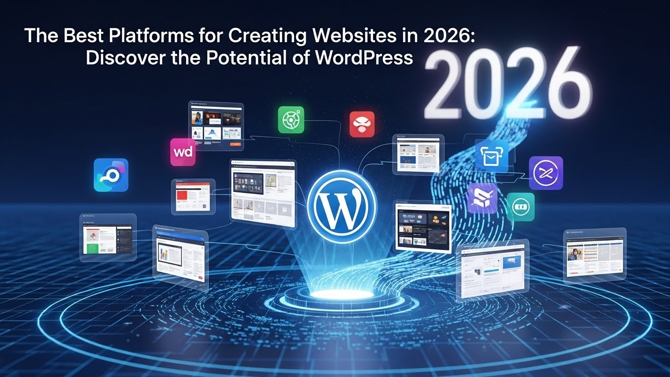 As Melhores Plataformas para Criar Sites em 2026: Descubra o Potencial do WordPress
