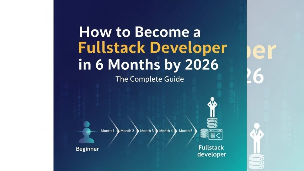 Como se Tornar um Desenvolvedor Fullstack em 6 Meses em 2026: Guia Completo
