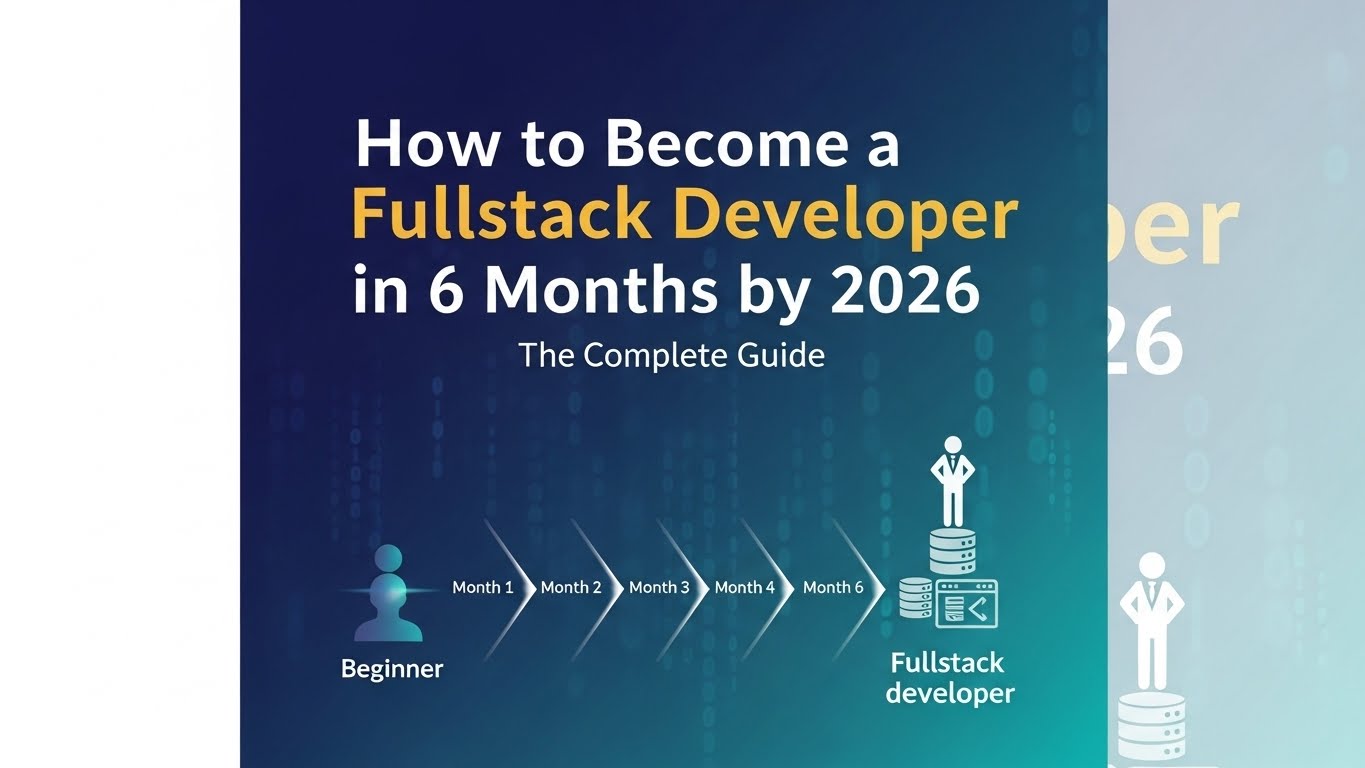 Como se Tornar um Desenvolvedor Fullstack em 6 Meses em 2026: Guia Completo