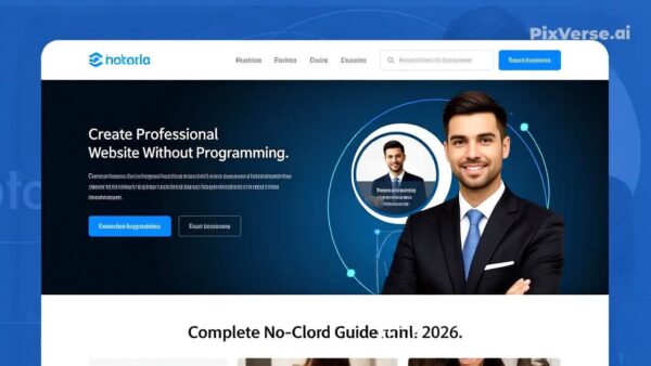 Como Fazer um Site Profissional Sem Programar: Guia Completo No-Code 2026