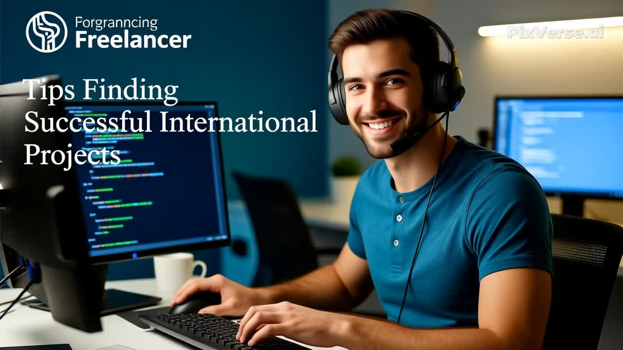 Freelancer de Programação: Dicas para Encontrar Projetos Internacionais de Sucesso