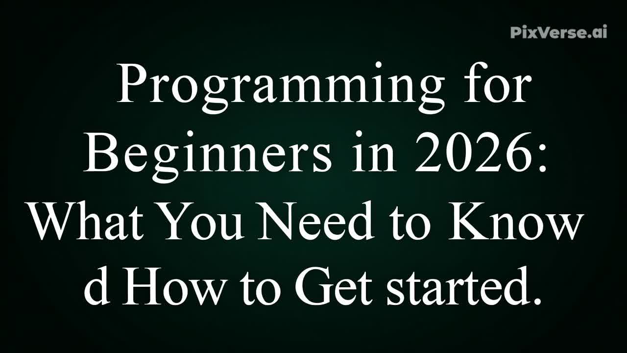 Programação para Iniciantes em 2026: O Que Você Precisa Saber e Como Começar