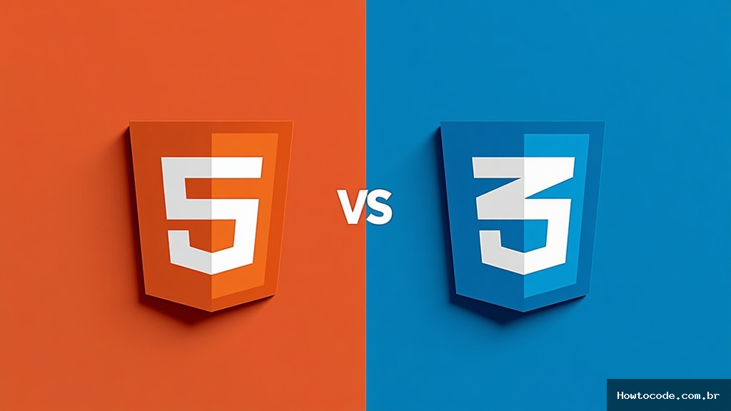 Imagem ilustrativa para: HTML vs CSS: principais diferenças que todo desenvolvedor web deve saber