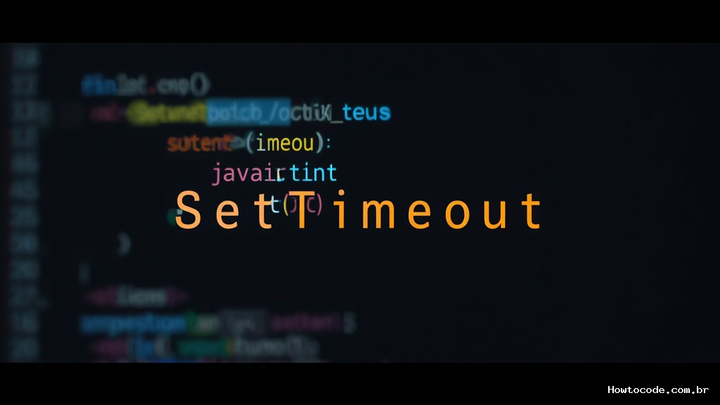 Imagem ilustrativa para: JavaScript setTimeout: guia completo com exemplos e práticas recomendadas
